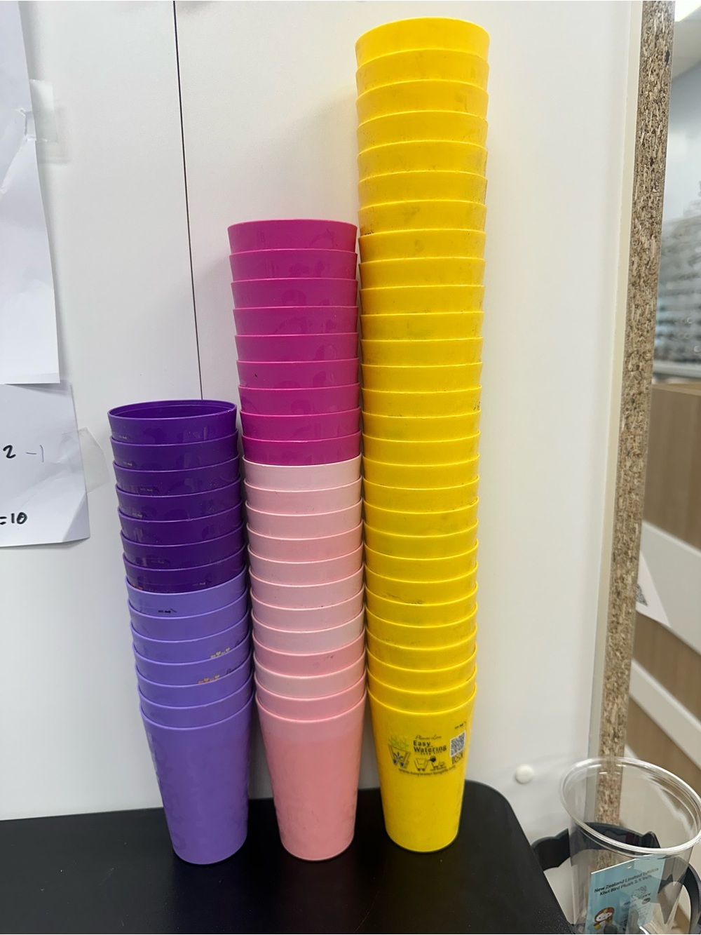 63 pcs colorful plant pot